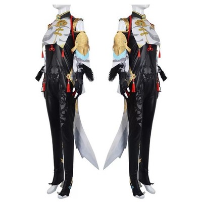 Genshin Impact Shenhe Cosplay Outfit Full Set s-m+ Wig & Shoes size39