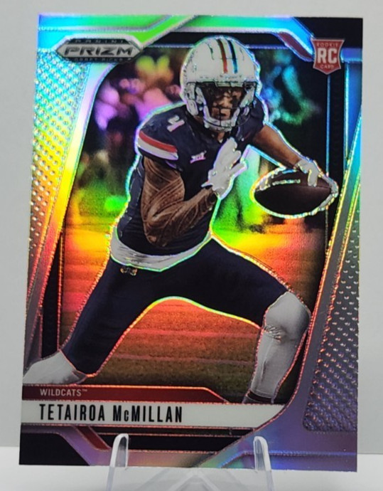 Tetairoa McMillian RC 2025 Prizm Draft - Silver Prizm - Arizona, Panther