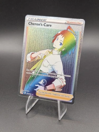 Cheren's Care 177/172 Brilliant Stars Secret Rainbow Rare Pokémon TCG Card