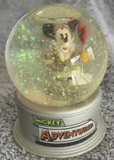 Disney Mickey Mouse "Mickey Adventurer" Snow Globe #6402 NEW NIB