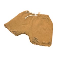 Childhoods 4T Slub Knit Shorts Olive Green Brown Made in USA