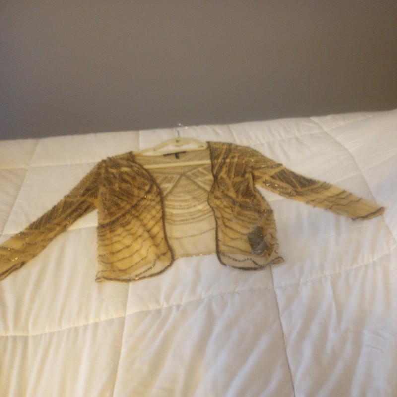 House Of Harlow 1960 Beaded Sleeved Shawl