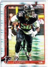 2025 Topps Chrome Football - Leonard Floyd #18 PULSAR REFRACTOR Falcons