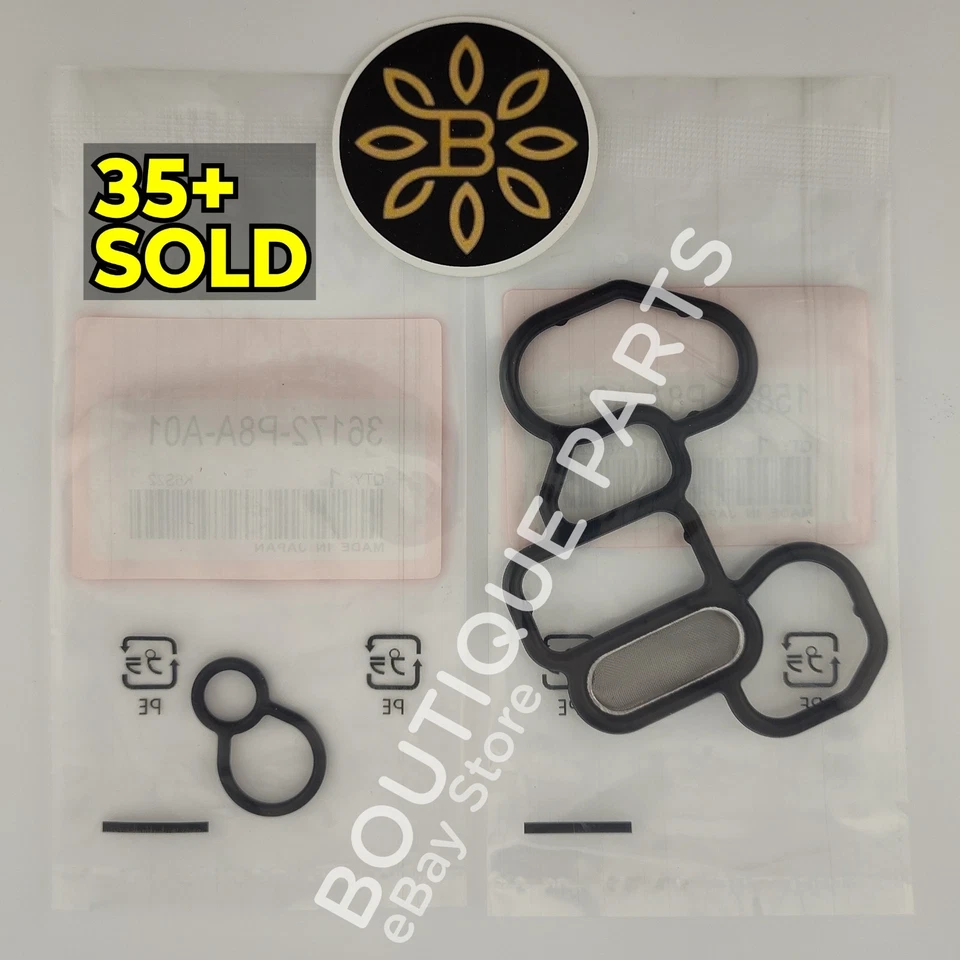 Sello de válvula de junta adaptador carcasa filtro de aceite original para Honda 15825-P8A-A01 Foto 3 de 4