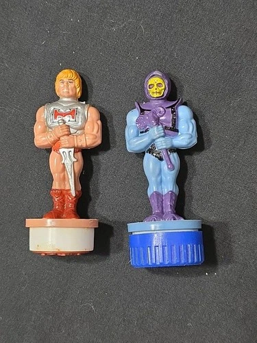 MOTU Skeletor & He-Man 1985 Rare Vintage Stamp Stampers