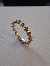 Pandora Ring Size L Flower Band Wanda's Garden 925 Sterling Silver ALE S925