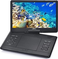 16.9'' Portable DVD Player with 14.1'' Large Swivel Screen,Rechargeable Battery,