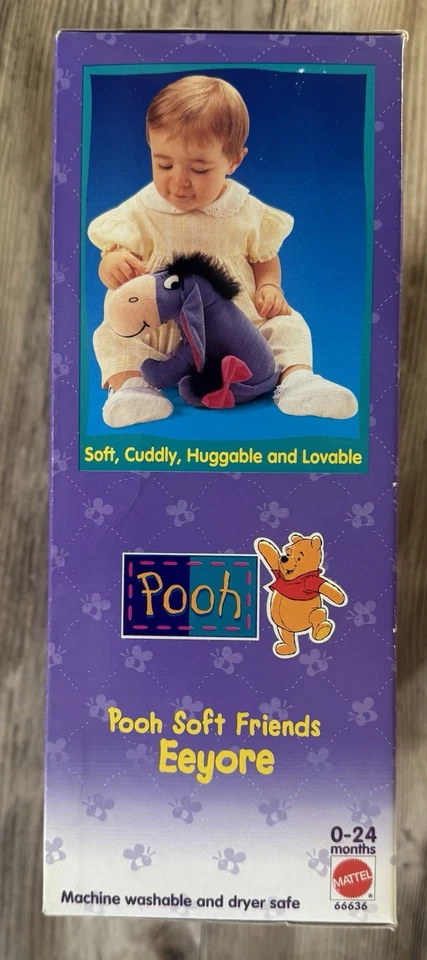 ¡¡VINTAGE!! Mattel Winnie The Pooh 2000 "Eeyore" Baby's First Dolls 🌟 ¡Sellado!! Foto 4 de 4