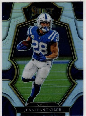 2022 Panini Select Prizm Football Jonathan Taylor No. 144 Indianapolis Colts