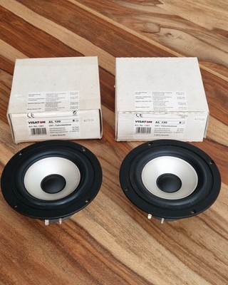2x Visaton AL 130 - 8 Ohm 5 Zoll 13cm Tiefmitteltöner Lautsprecher 60W 8  Neu