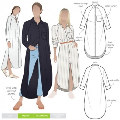 Style Arc Schnittmuster Anais Kleid Damen Größen 18-30