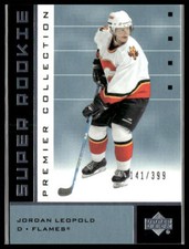 Jordan Leopold Rookie #47 2002-03 Upper Deck Premier Collection #/399