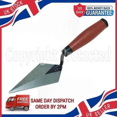 BB 6" GAUGING TROWEL BRICKLAYING POINTING CEMENT SOFT GRIP TOOL MORTAR BRICK LAYING