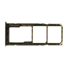 SIM Micro SD Card Tray Dual for Samsung Galaxy A20 A30 A50 Black Repair Part