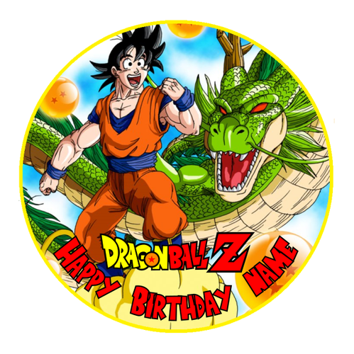 Dragon Ball Z Comestible Personalizado Ni os Fiesta Pastel Decoraci n 