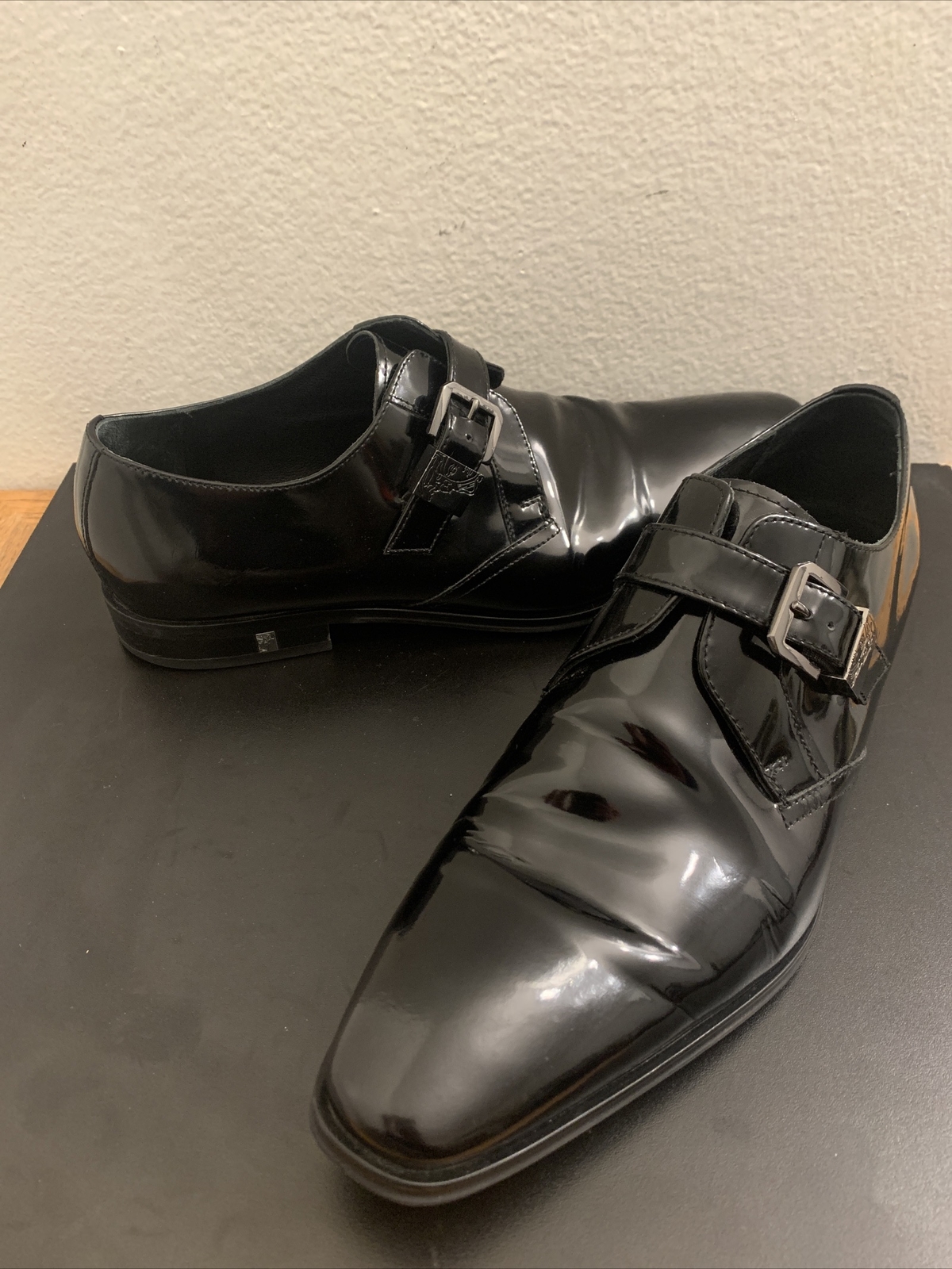 versace monk strap shoes