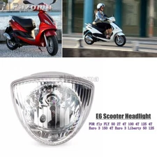 Motorcycle Front Lamp Headlight E6 For Fly 50 2T 4T 100 4T Liberty 50 100 125
