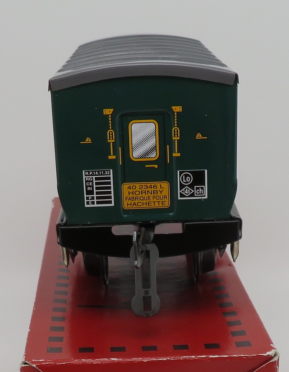 HORNBY HACHETTE LOCO et tender + 2 wagons Pullman avec boîtes & clé - Echelle O EUR 29,00 - FR