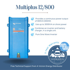 Victron MultiPlus 12/800/35-16 Inverter Charger 12V 800VA PMP121800000