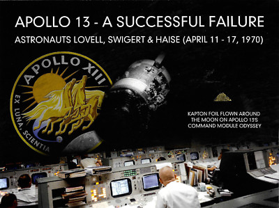 Apollo 13 flown artifact presentation
