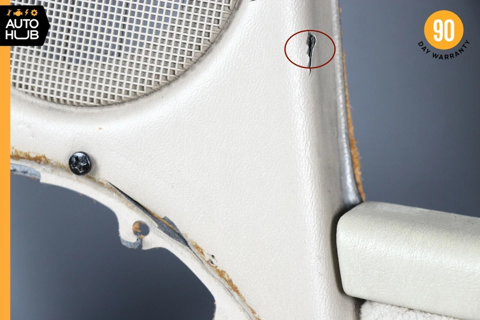 90-95 Mercedes R129 SL500 300SL Right Passenger Interior Door Panel Beige OEM - Image 3 of 4