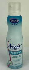 Nair Hair Remover Sensitive Formula Gel Cream Legs & Body ￼Spring Essence 5.4 oz