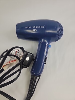 Vidal Sassoon Vintage Model VS-526 On The Go Blue Travel Hair
