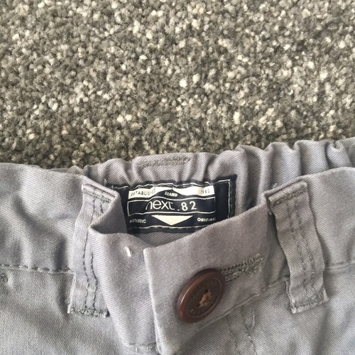 Baby Boys Grey Chinos From Next Size 1218months eBay