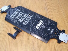 Arrma Outcast 1/5 8s EXB 7075 Aluminum 445mm Chassis Plate Rear Lower Brace BLX