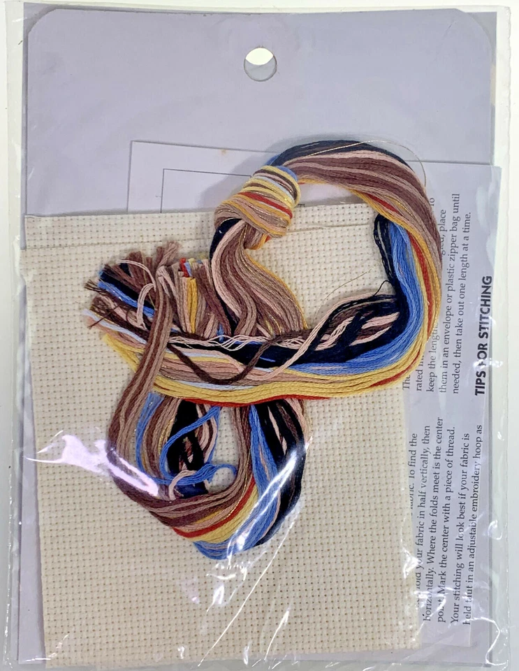 Kit de punto de cruz Jesús contado vida eterna religioso santiamén Foto 2 de 3