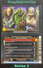 Injustice Arcade GEM MINT S2 Card 109 The Ultimate Platinum Team Card