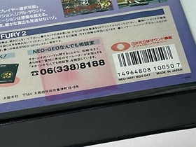 Set of 2 NeoGeo Fatal Fury 2 & Special NG AES ROM Japan JP SNK Fighting NTSC-J