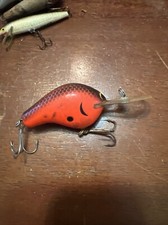 Bagleys DB2 OF0 Black on Fire Orange Brass and Lead Diving B2 Fishing Lure