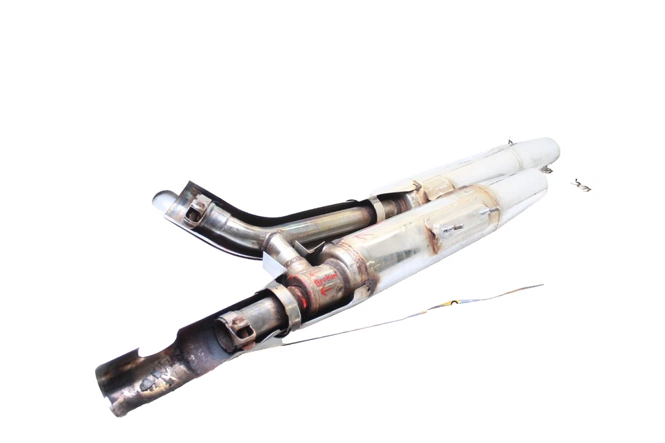 Silenciador 1997 - 2004 Suzuki VZ800 Marauder fabricante de equipamento original 14305-48e51-h01 - arranhões rachaduras - Imagem 2 de 4