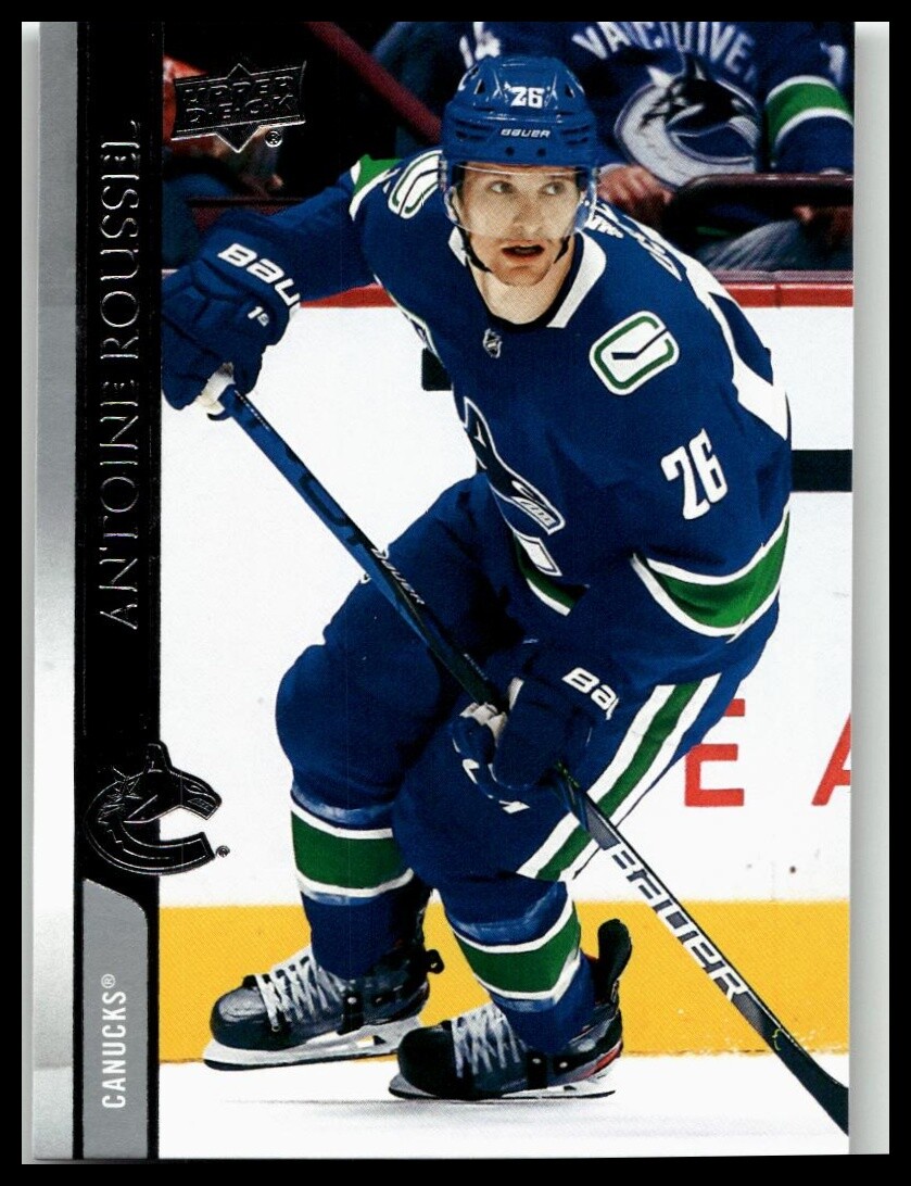 2020-21 Upper Deck #427 Antoine Roussel Vancouver Canucks