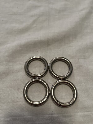 Miche Silver Carabiner Set  - Set of 4 combined Ship Available