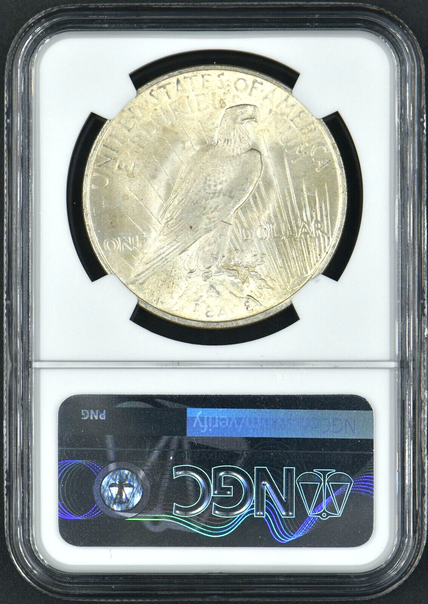1922 Silver Peace Dollar NGC MS 65 | eBay
