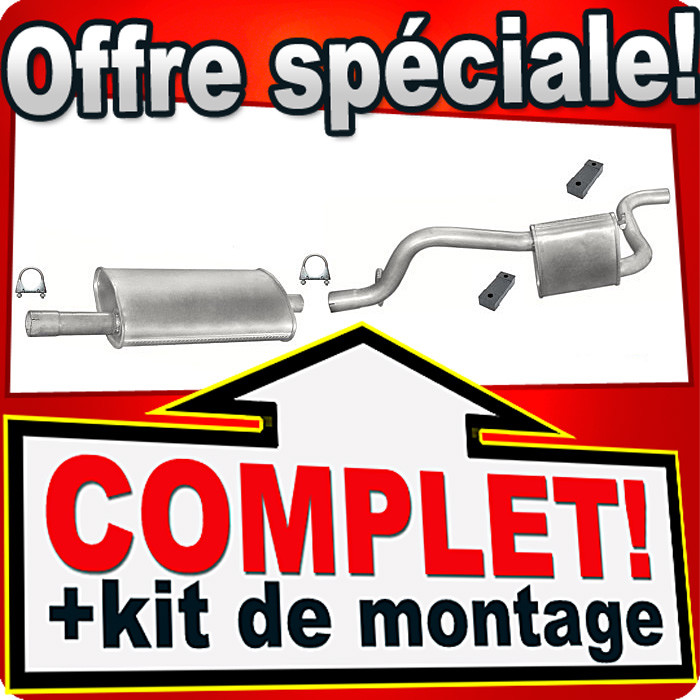 Ligne d'échappement pour Chrysler Voyager II 3.3 V6 AWD pour remplacer un pot percé au contrôle