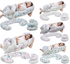 Pregnancy Pillow + Cover Baby Support Body Nursing Large C Shaped