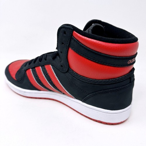 Adidas Originals Top Ten Black Scarlet Red Chicago Mens Sneakers FZ6024 - Picture 3 of 6