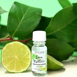 Love Nature Purifying Face Oil with Organic Tea Tree &amp; Lime 34849 10 ml  Oriflame | eBay