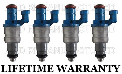 *Best Upgrade* Siemens Set Of 4 Turbo Fuel Injectors For 03 04 05 Saab 9-3 2.0L 