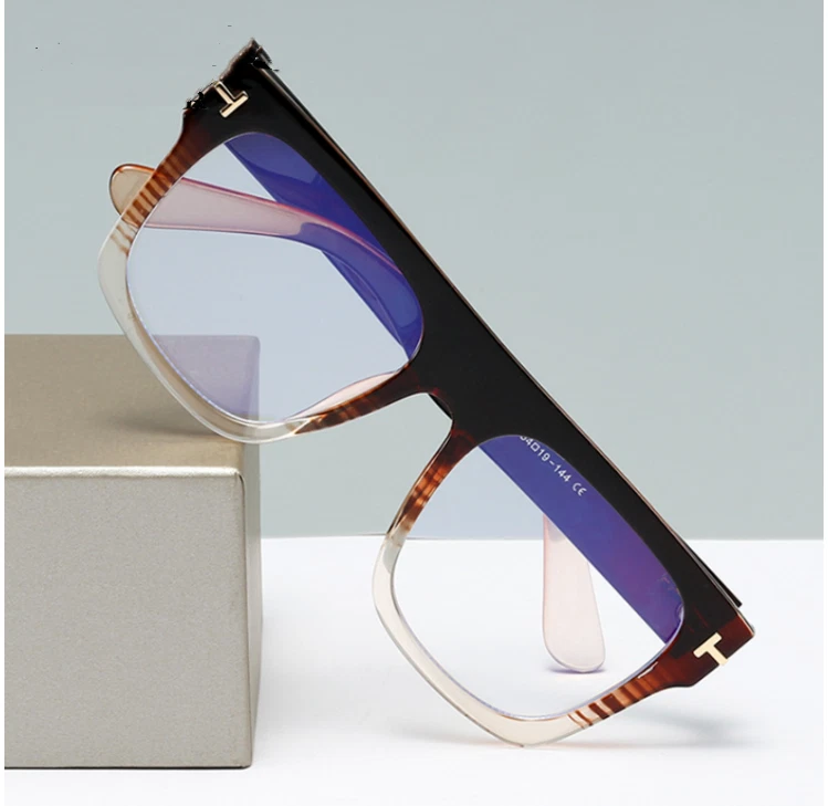 Large Frame Square Reading Glasses For Men Women Anti Blue Light Glasses New
