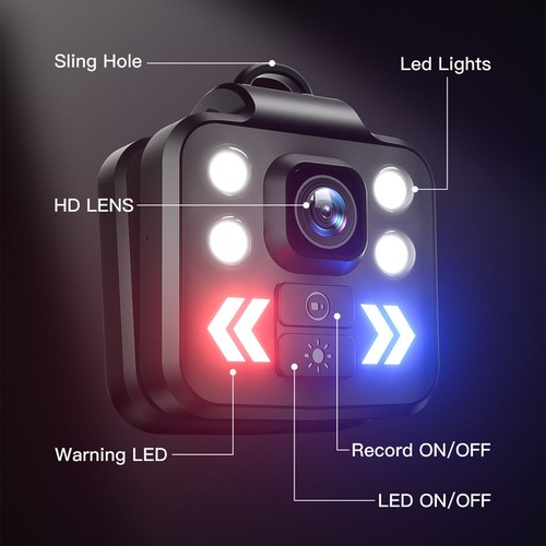 1080P HD Night Vision Camcorder 3 In 1 Body Camera Outdoor Sports DV Recorder - Picture 6 of 8
