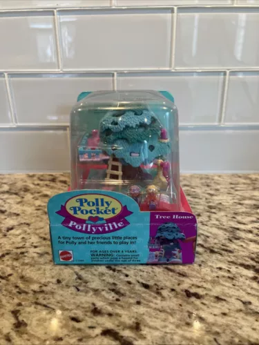 VINTAGE 1994 BLUEBIRD POLLY POCKET POLLYVILLE TREE HOUSE Brand new In Box.