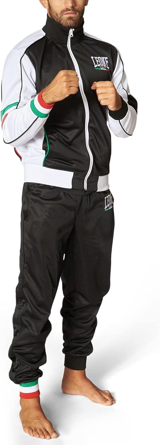 LEONE 1947 Ab796 Tuta Italy Unisex - Adulto Nero M