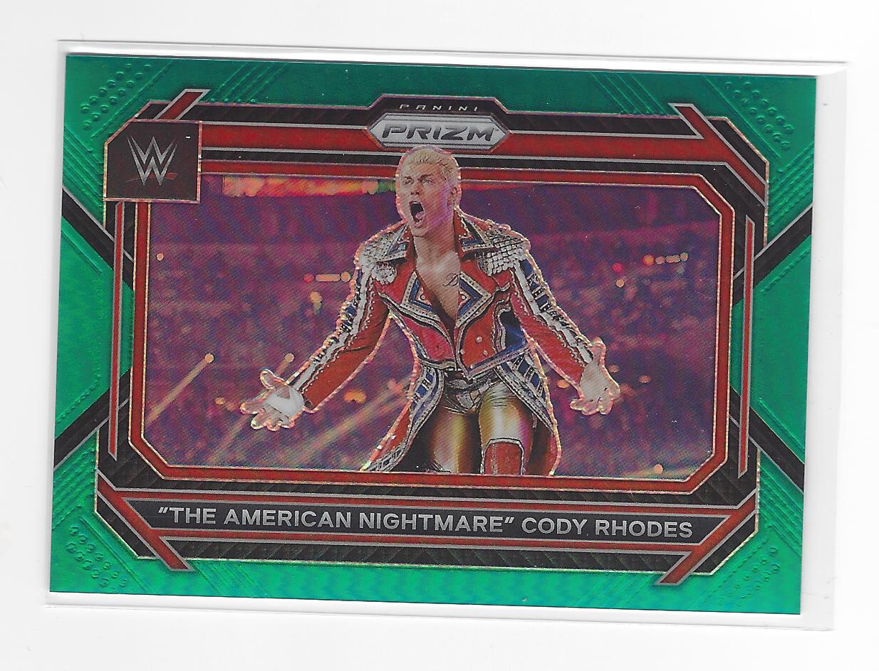 CODY RHODES 2023 PANINI WWE PRIZM TEAL PRIZM #1 26/49!