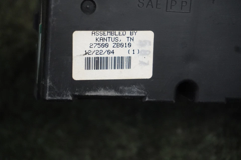 Nissan Altima 2005 2006 panel de control de aire acondicionado temperatura OEM 27500ZB010 Foto 3 de 4