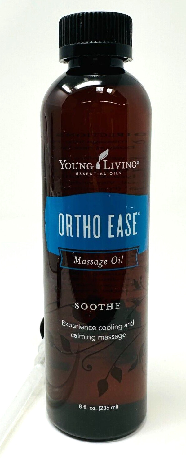 Young Living Ortho Ease Massage Oil Wintergreen Peppermint Eucalyptus 8 oz