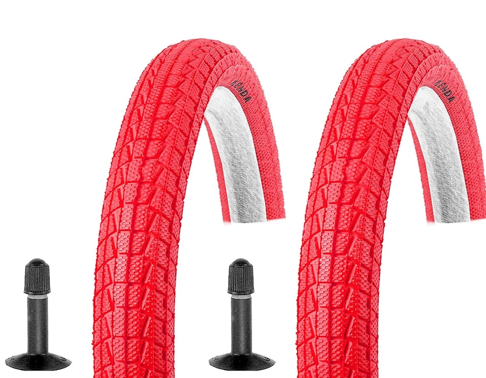 2x Kenda BMX Freestyle Fahrrad Reifen 20Zoll 20x1.95 50-406 KRACKPOT AV Schlauch